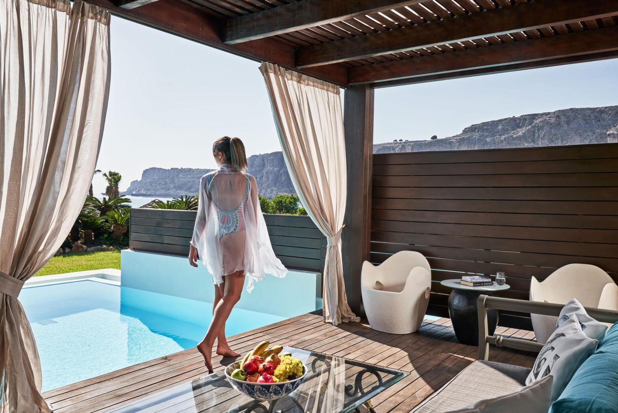 Aquagrand Exclusive Deluxe Resort Lindos - Adults Only Exterior photo